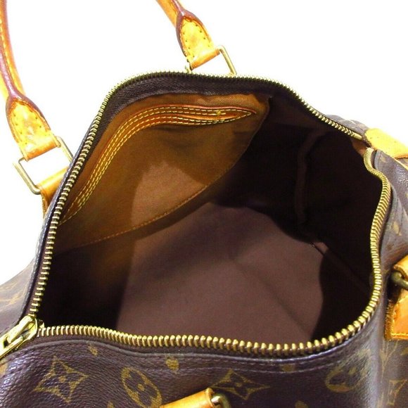 Auth Louis Vuitton Speedy 30 Satchel #32204L26B - Picture 7 of 13